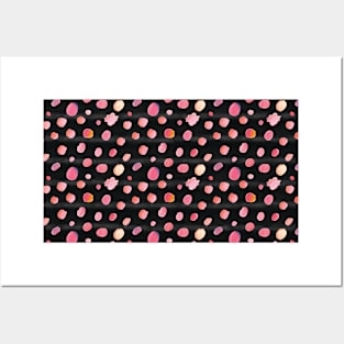 Pretty Cool and Colorful Gradient Pink Small Dot Pattern Posters and Art